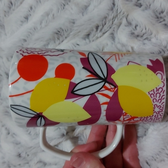 Starbucks Spring 2015 Floral Lemon Ceramic Tall Mug - Picture 2 of 4